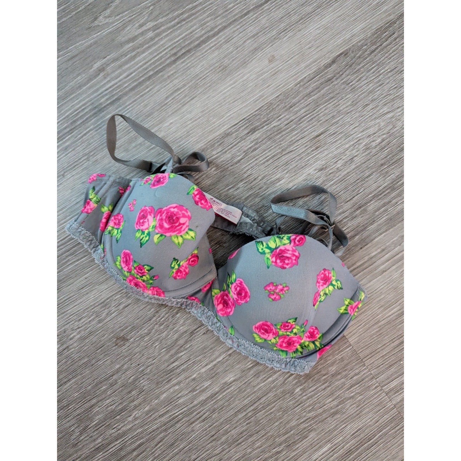 Victorias Secret Pink 34b Total Sweetheart Multiway Flower Floral Bra